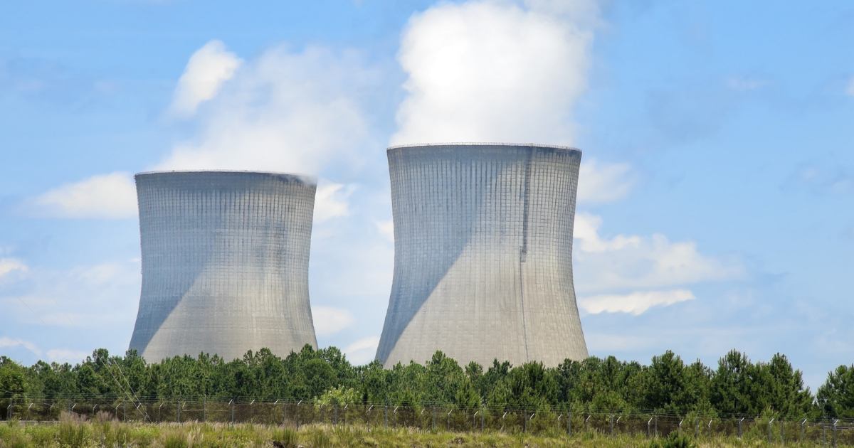 The cooling towers at the Vogtle nuclear plant in Georgia.