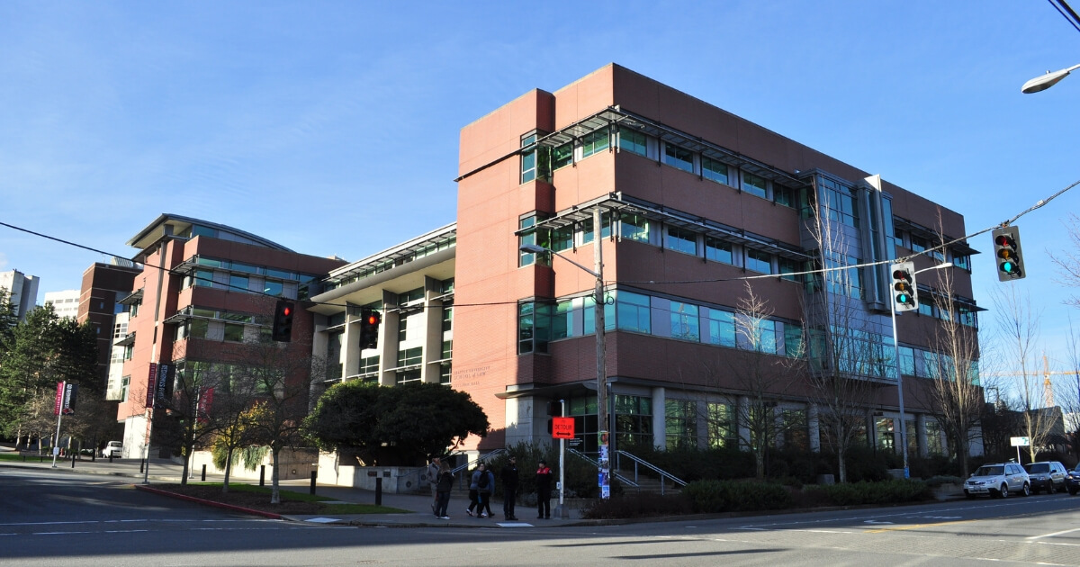 Sullivan Hall at the Seattle University School of Law.