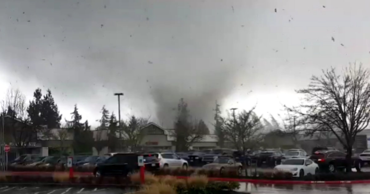 A rare tornado hitting near Seattle