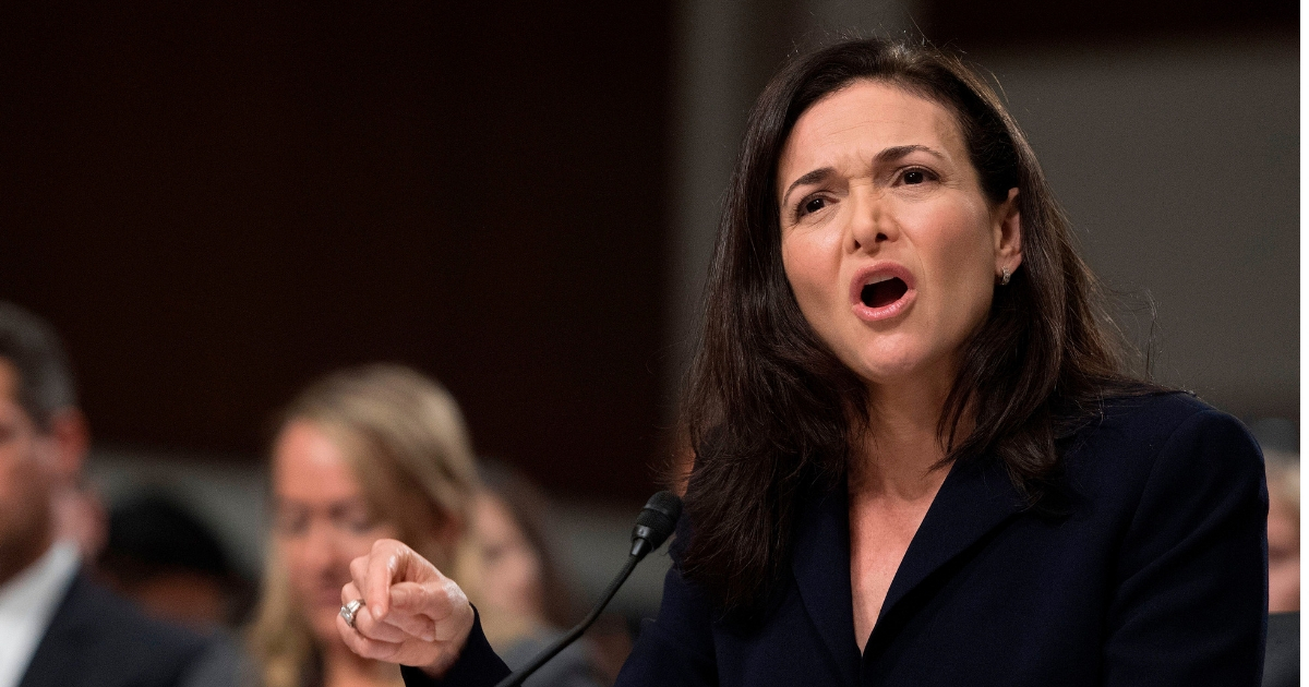 Facebook COO Sheryl Sandberg testifies before the Senate Intelligence Committee.