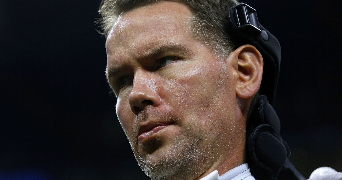 Former New Orleans Saints defensive back Steve Gleason, who suffers from ALS, attends a Saints game against the Atlanta Falcons at Mercedes-Benz Superdome on Sept. 26, 2016.