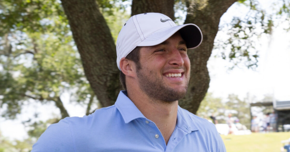 Tim Tebow has given fans a rare glimpse into his home life.
