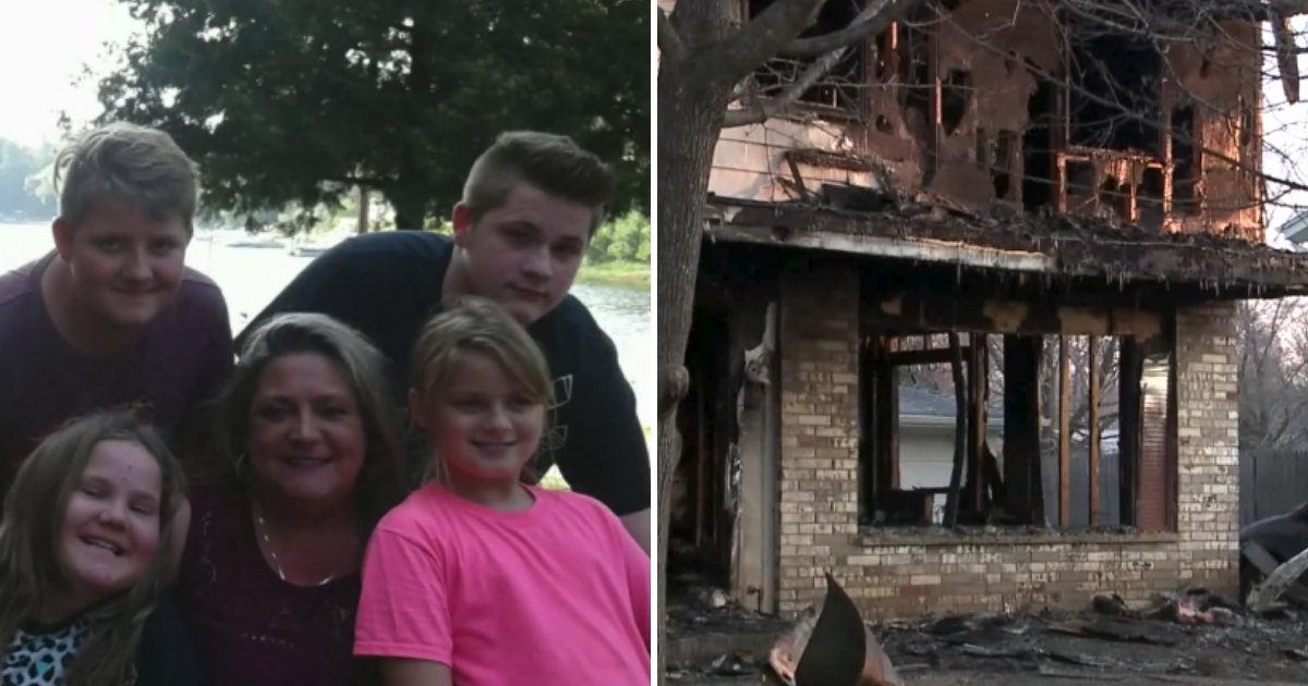 Teen Saves Family from Fire