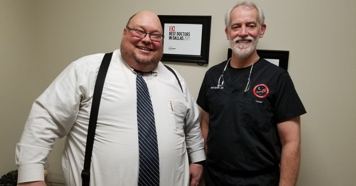 Vance Hinds and Dr. Jack Gardner