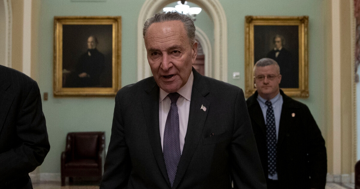 Senate Minority Leader Chuck Schumer and presumptive Speaker, House Minority Leader Nancy Pelosi, make statements to the media after a meeting with US President Donald Trump at the White House.