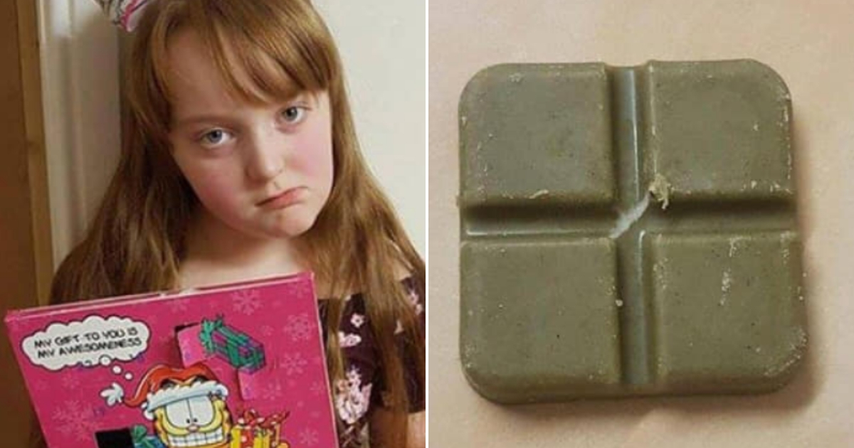 Girl with cat advent calendar