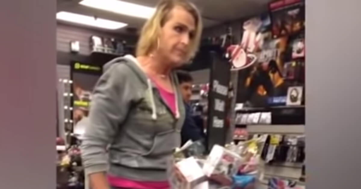 Angry transgender customer
