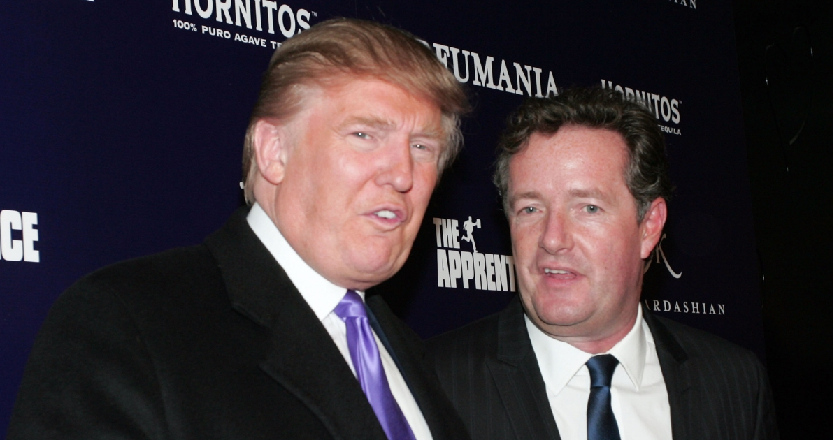 Donald Trump and Piers Morgan