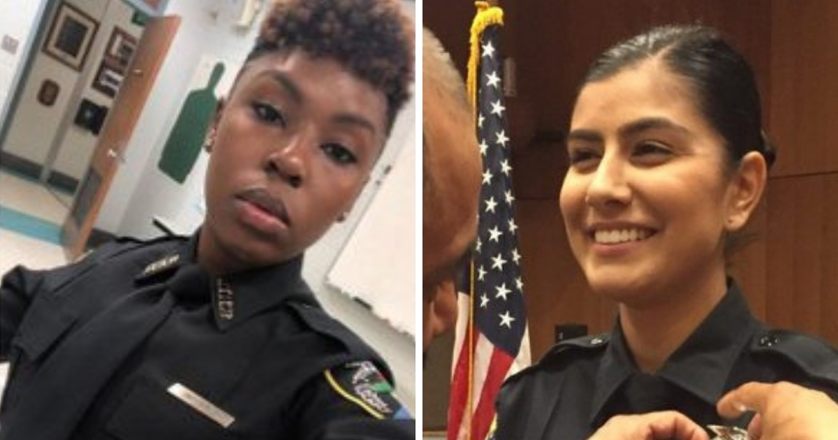 Officer Chateri Payne, left, of Shreveport, Louisiana, and Officer Natalie Corona of Davis, California, were killed two days apart.