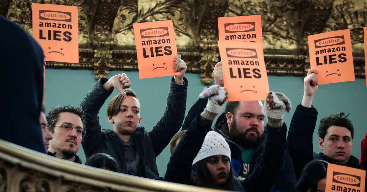Amazon protest