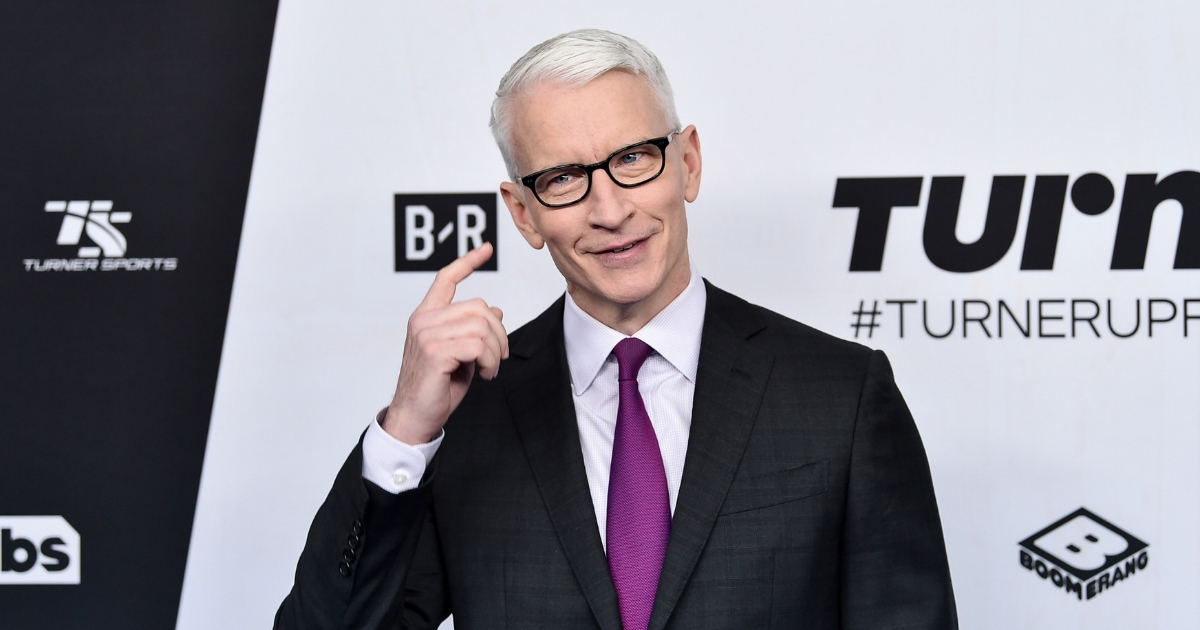 CNN news anchor Anderson Cooper attends the Turner Networks 2018 Upfront at One Penn Plaza on May 16, 2018, in New York.