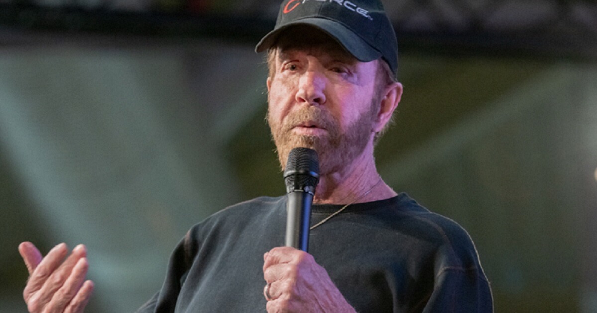 Chuck Norris in a December file photo.