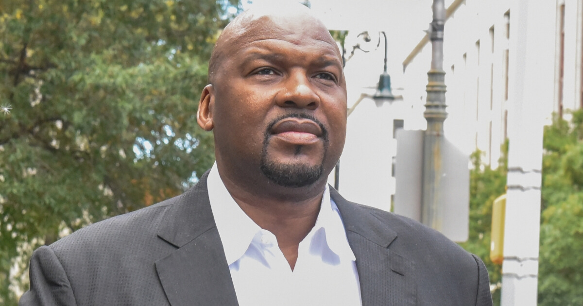Chuck Person is seen after leaving the Federal Courthouse in Manhattan, New York, on Oct. 10, 2017.