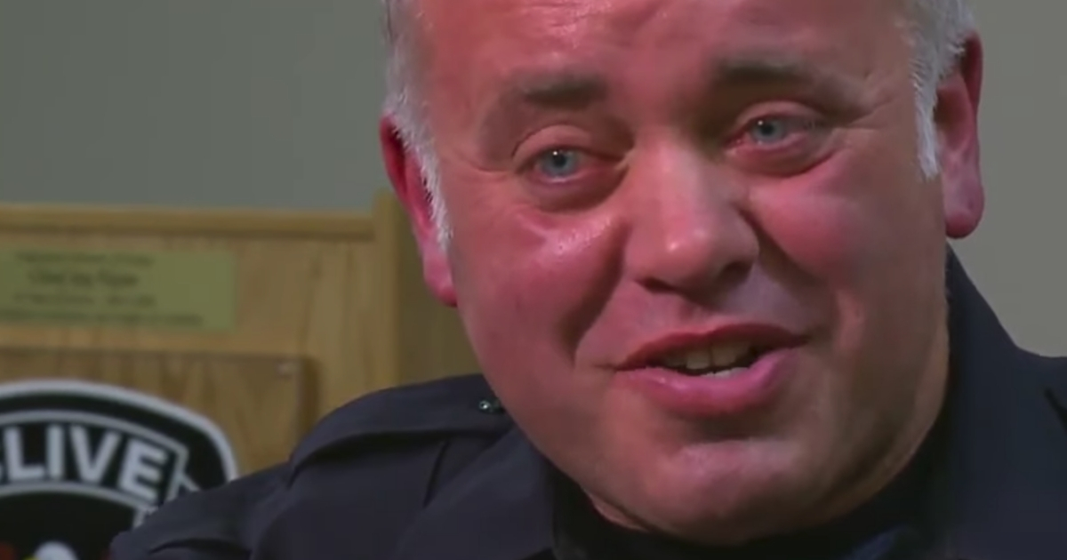 Cop Tears Up