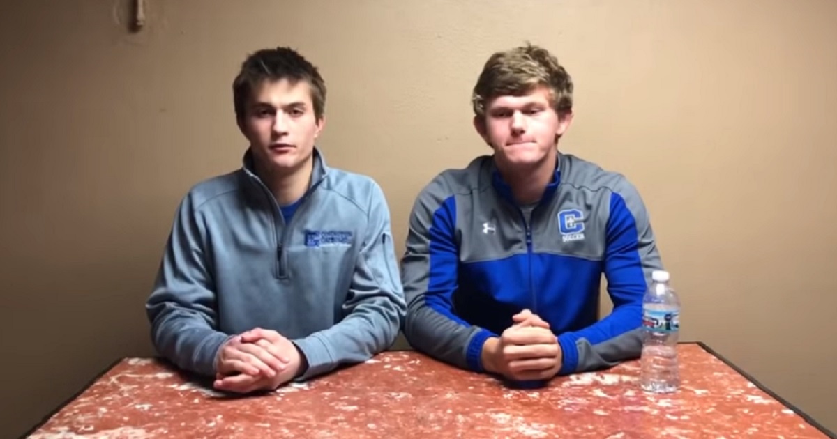 Covington Catholic High School students Sam Schroeder and Grant Hillmann released a YouTube video explaining the impact of a media firestorm on the school and its student body.