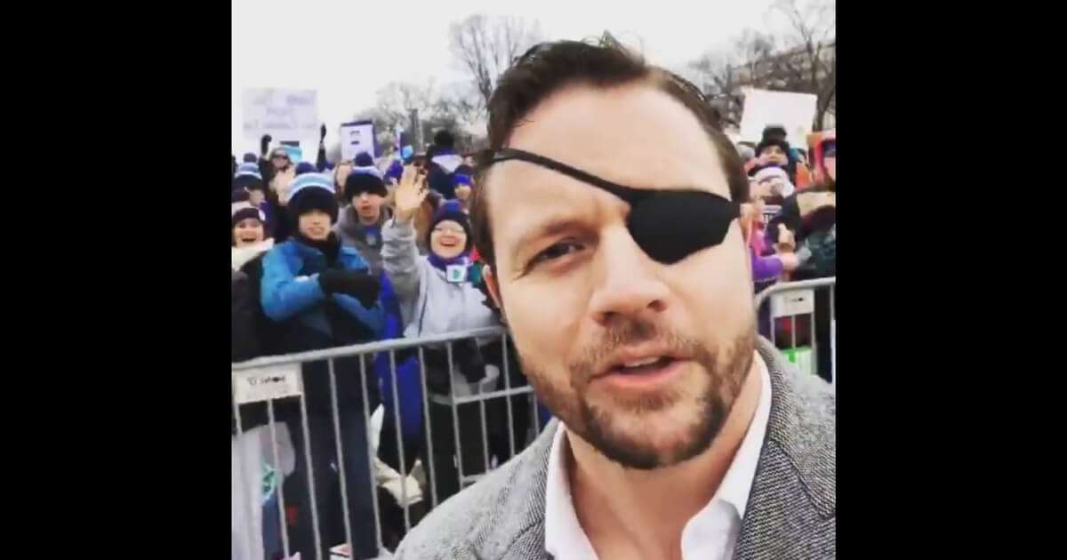 Dan Crenshaw at the March for Life