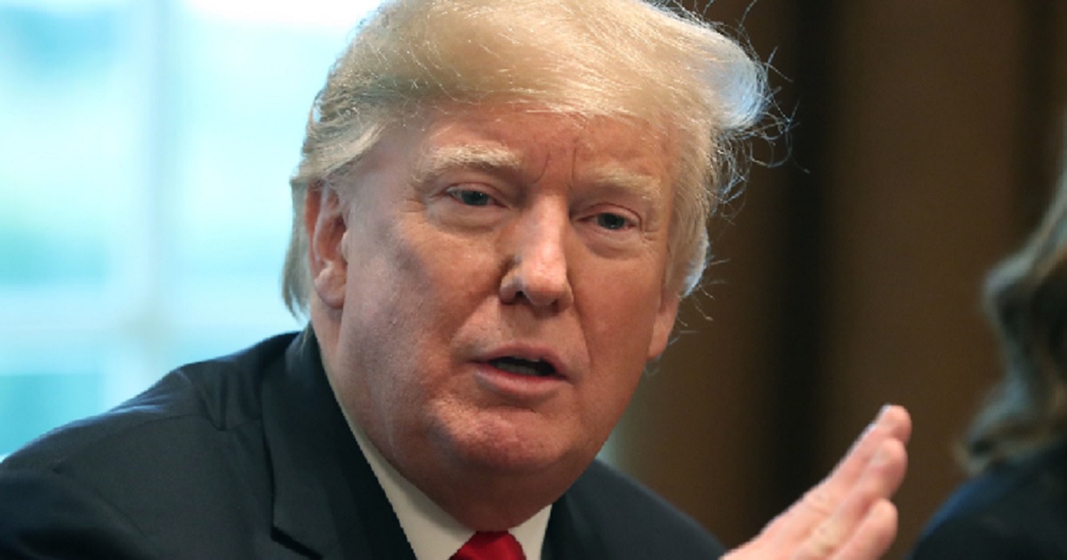 President Donald Trump in a file photo from Dec. 13.