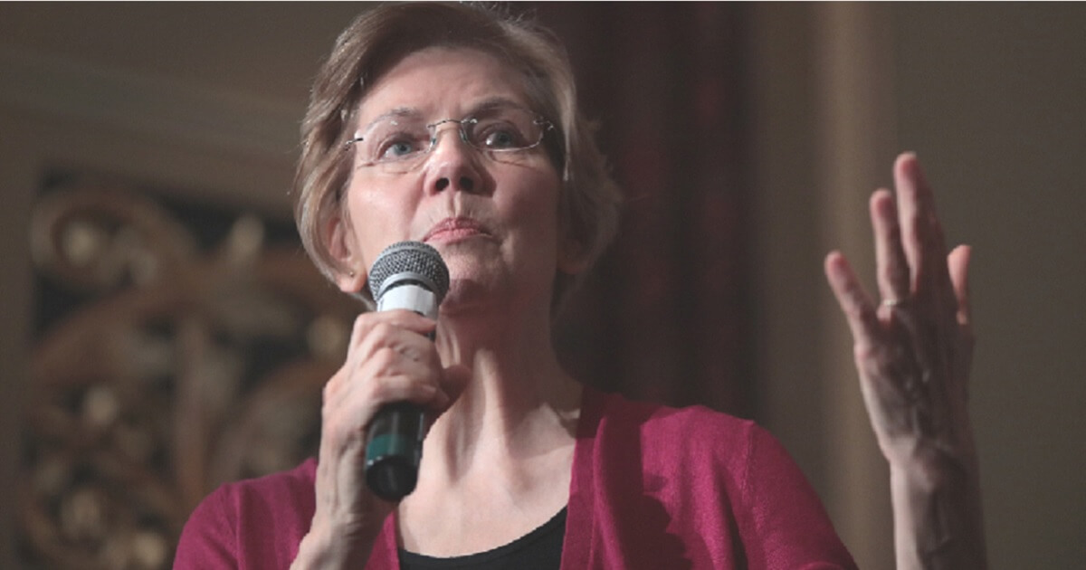 Massachusetts Sen. Elizabeth Warren speaks to supporters in Sioux City, Iowa, on Friday.