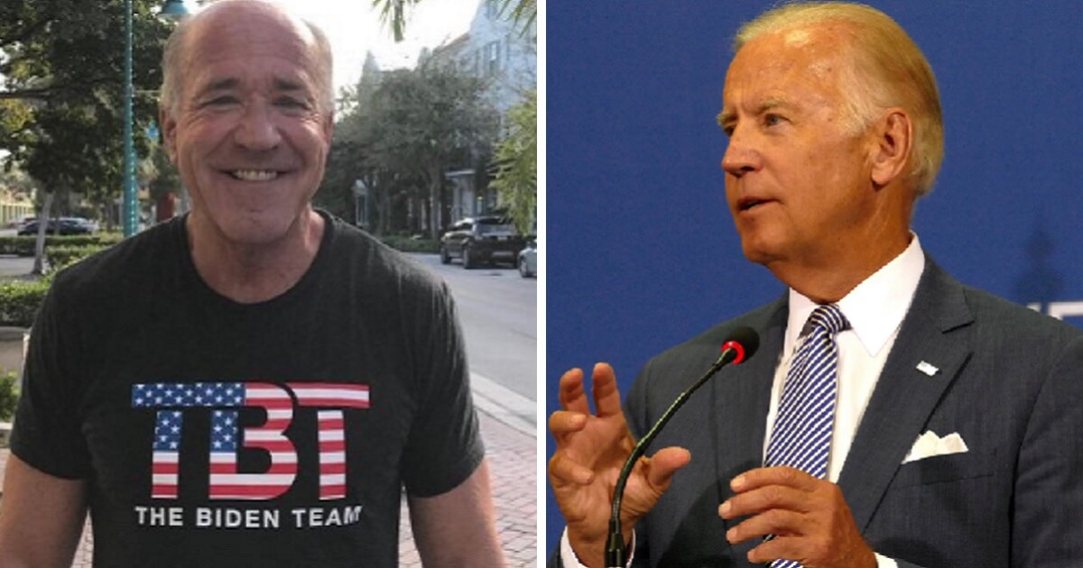 Frank Biden, left; and former Vice President Joe Biden, right.