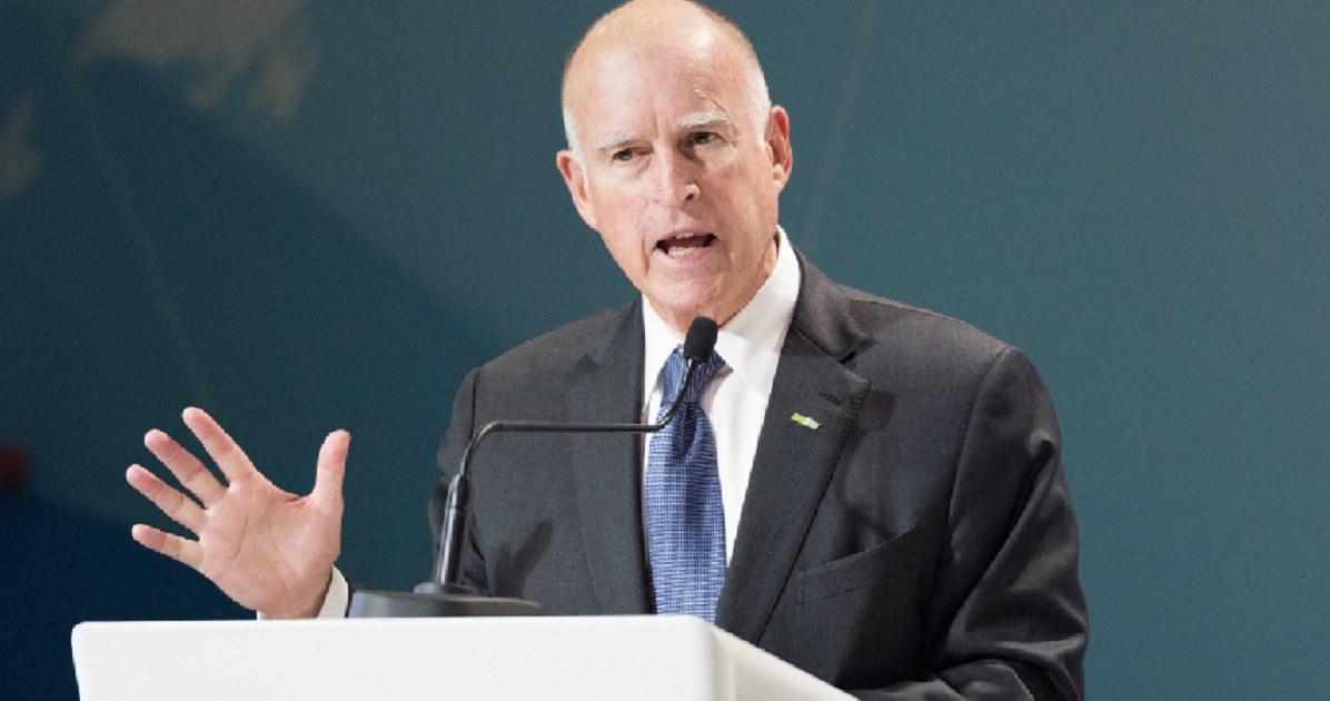 Former California Gov. Jerry Brown in a file photo from 2015.