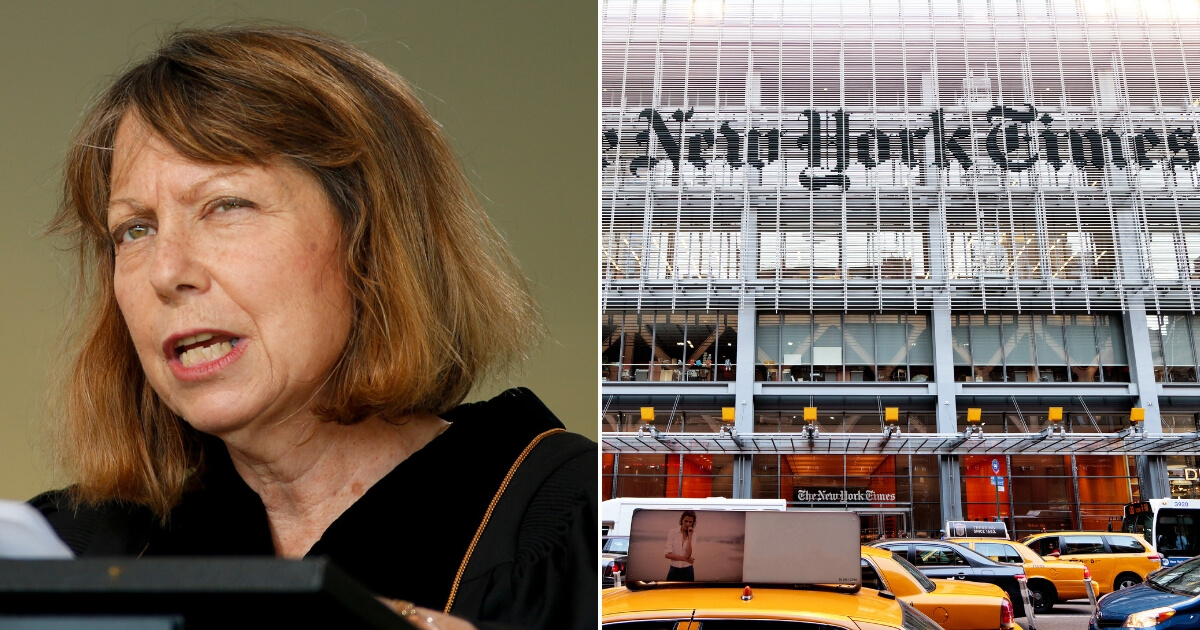 Former executive editor at the New York Times Jill Abramson / New York Times building