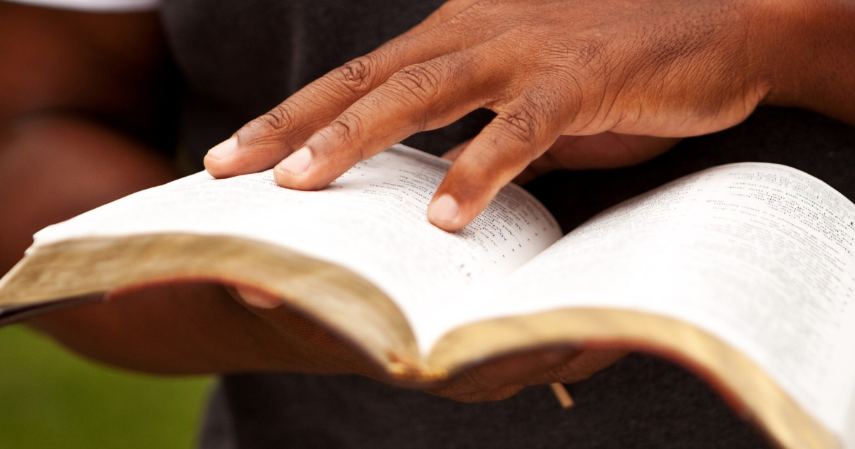 Man Reading Bible