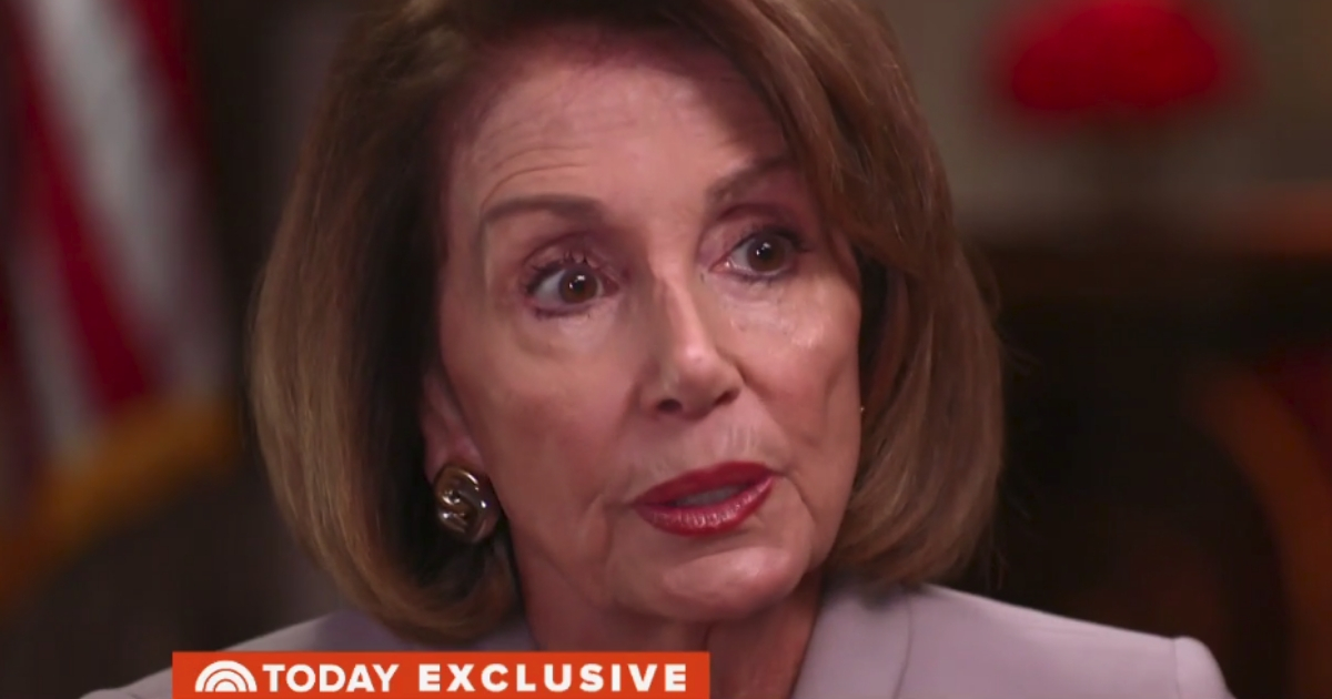 Incoming House Speaker Nancy Pelosi talked about impeaching President Donald Trump in an interview with NBC's "Today" show that aired Thursday.