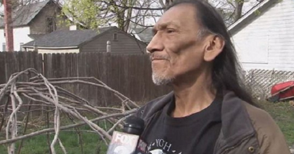 Native American activist Nathan Phillips is pictured from 2015, when he accused Eastern Michigan University students of harassing him because of his heritage.