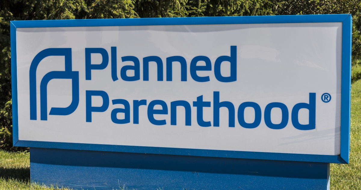 Planned Parenthood sign.