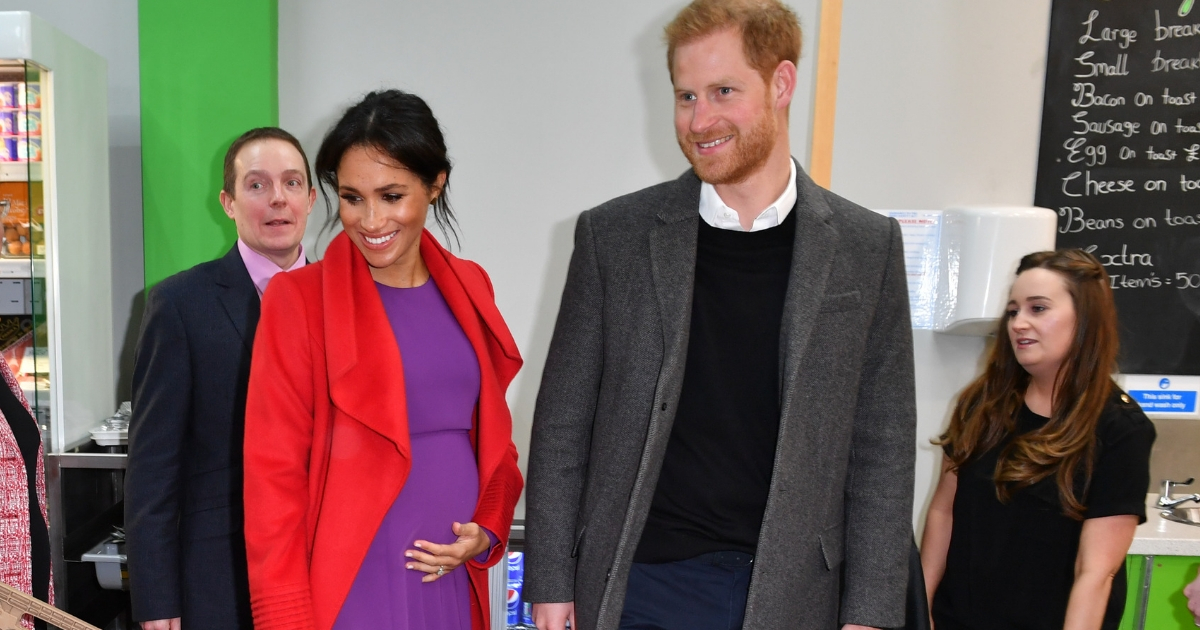 Pregnant Meghan and Harry