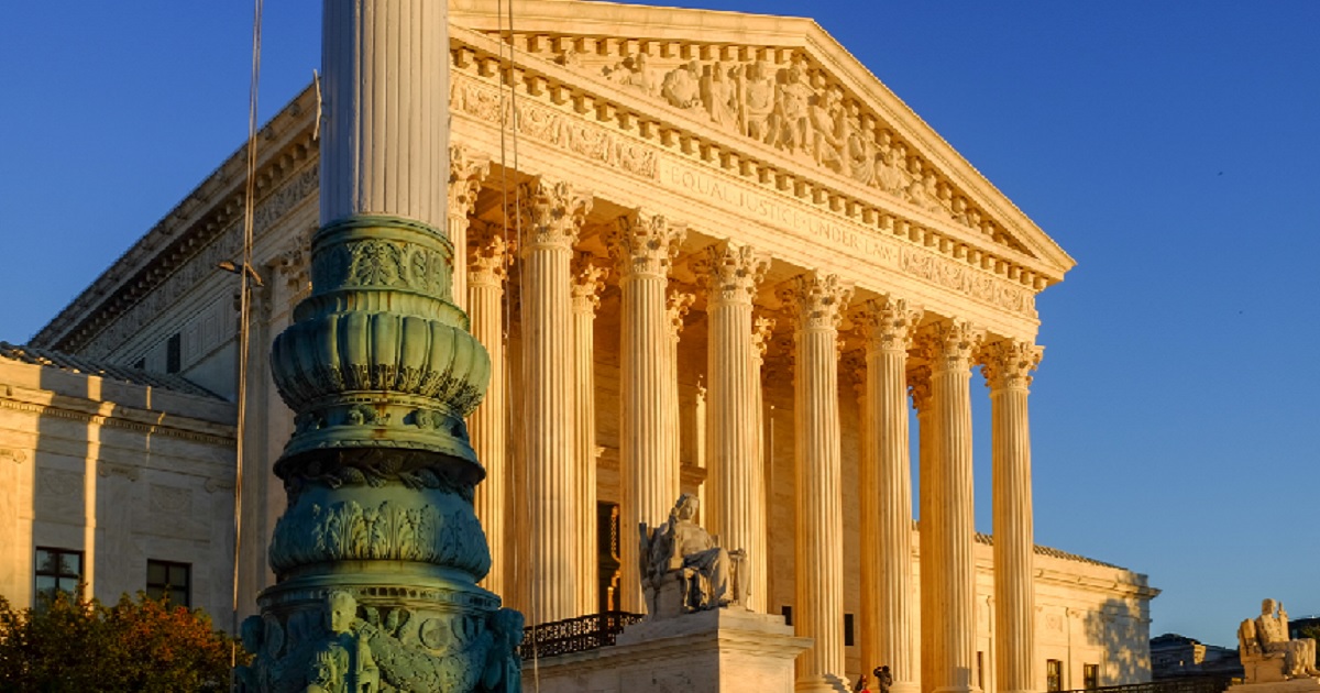 The Supreme Court building in Washington.