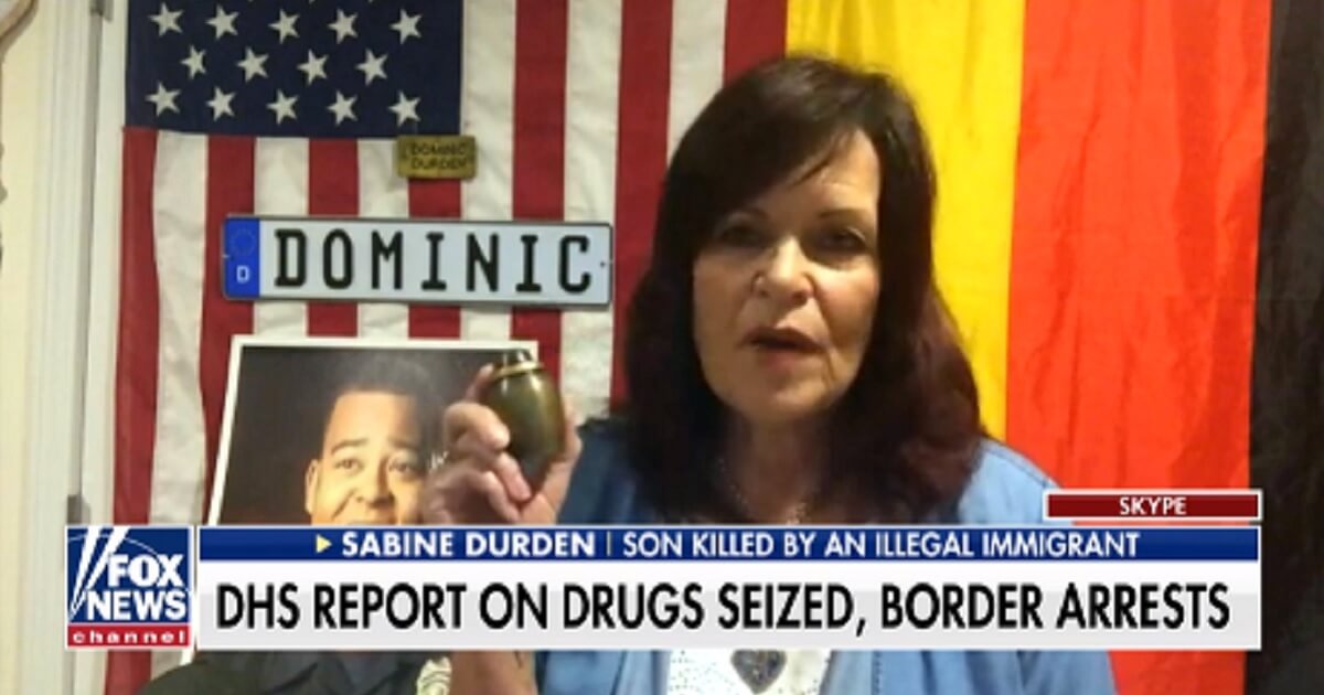 Sabine Durden, mother of a man who was killed in a traffic crash with an illegal alien in 2012, took to Fox News on Saturday to deliver a wrenching message to Democratic congressional leaders.