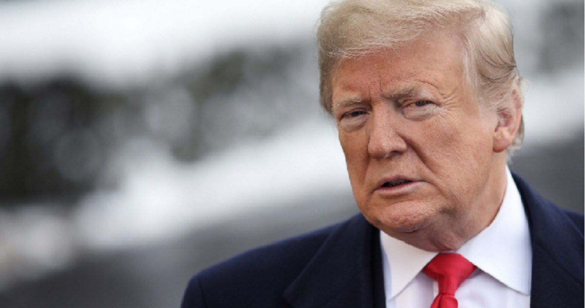President Donald Trump prepares to leave the White House on Monday for New Orleans.