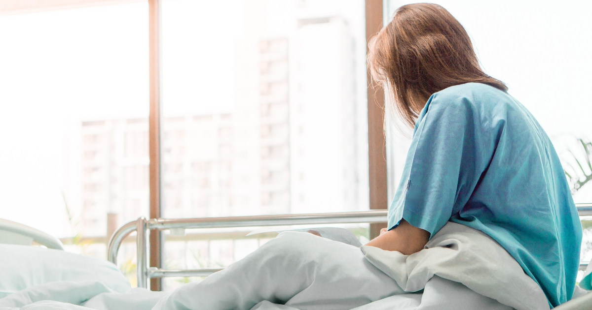 Woman in Hospital