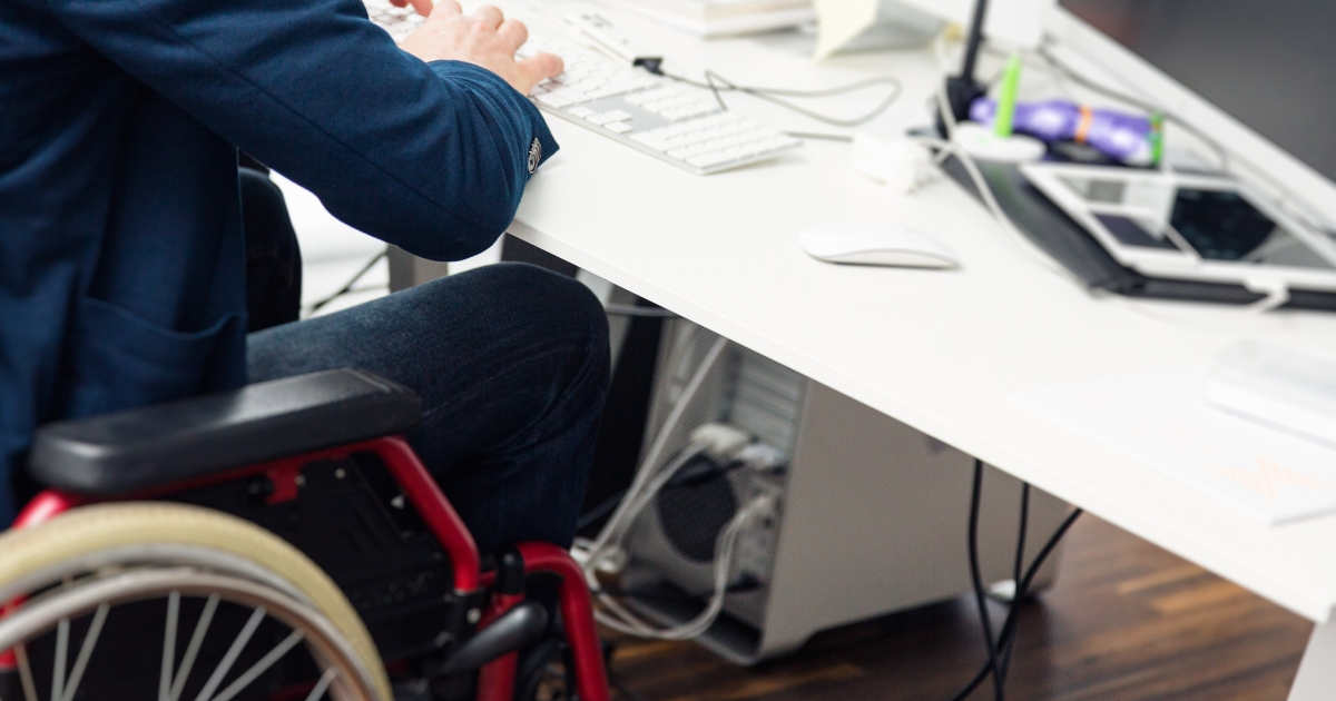 Working in Wheelchair