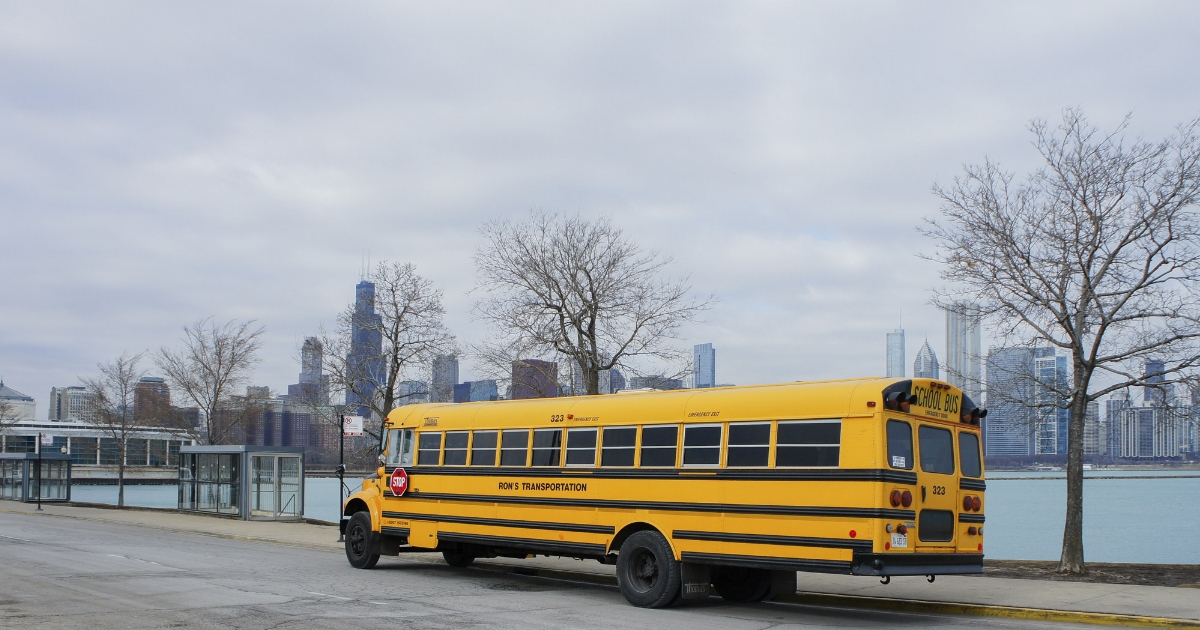 School bus in Chicago