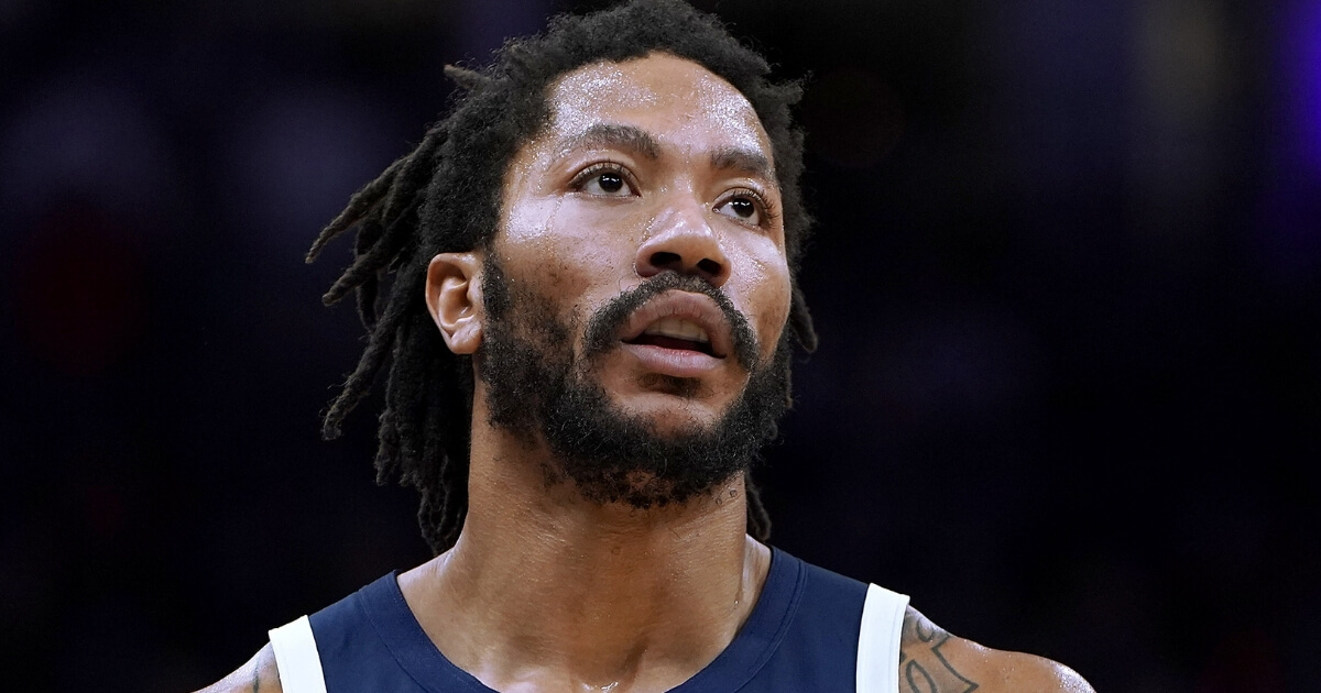 Derrick Rose of the Minnesota Timberwolves looks on during a Dec. 12 game against the Sacramento Kings.