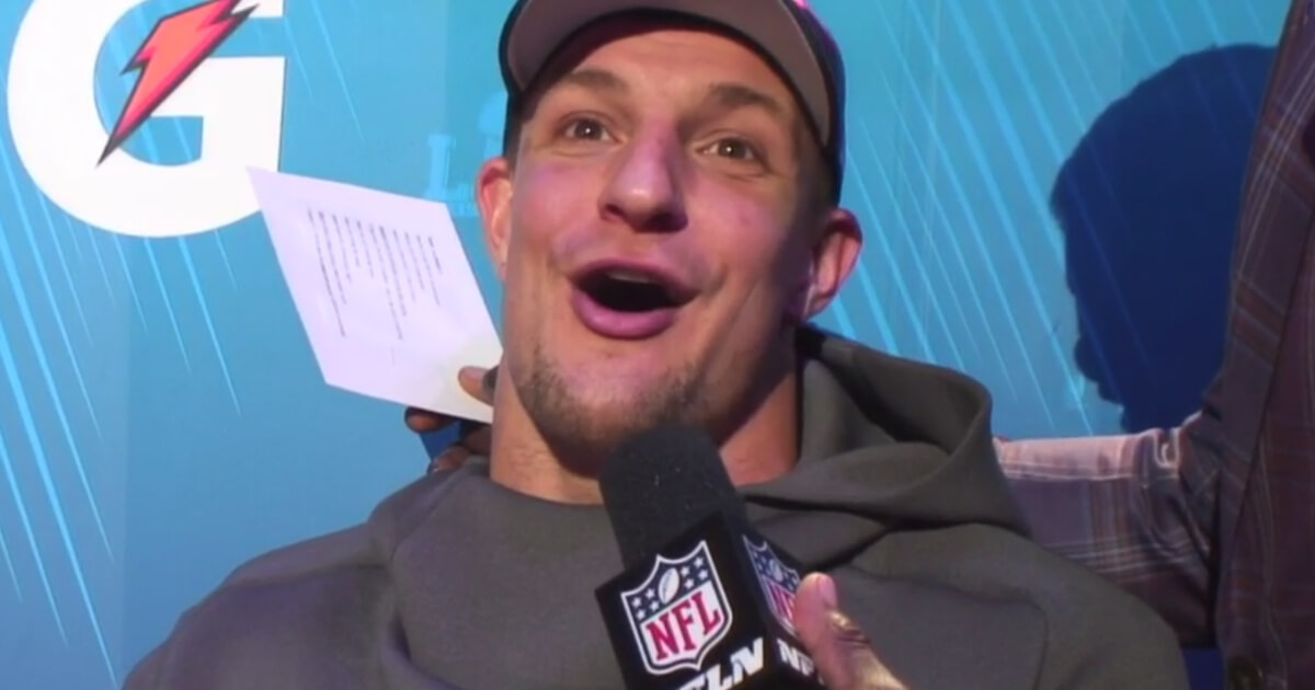 New England Patriots tight end Rob Gronkowski, 29, was asked on Super Bowl LIII media day if he plans to retire after the game.