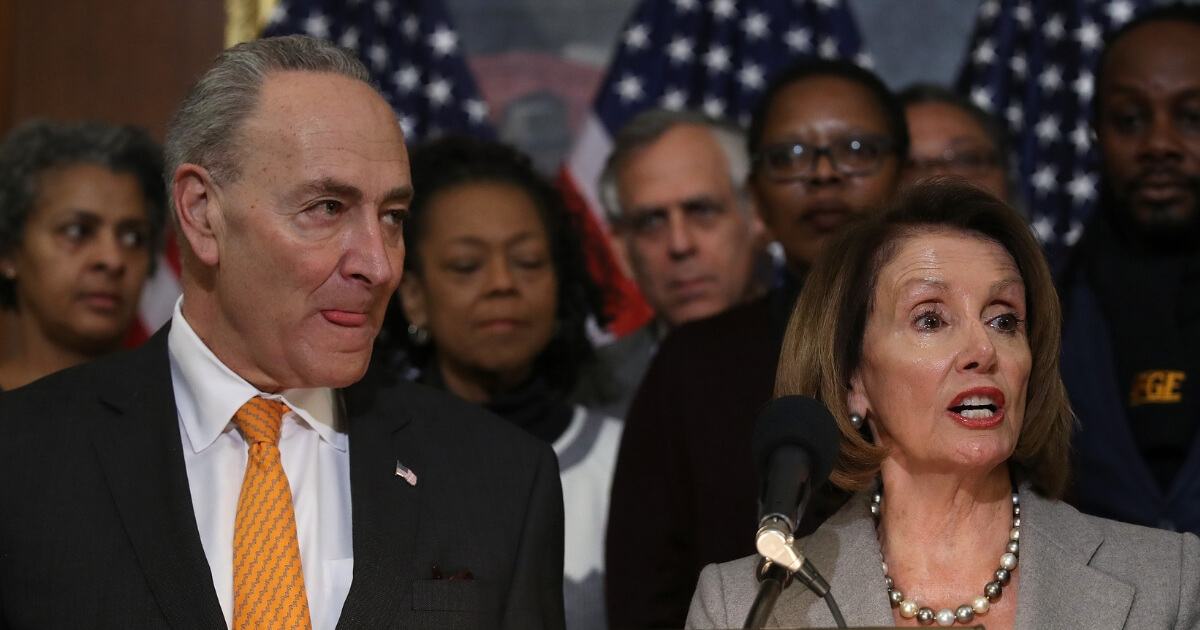 Speaker of the House Nancy Pelosi and Senate Democratic Leader Chuck Schumer.
