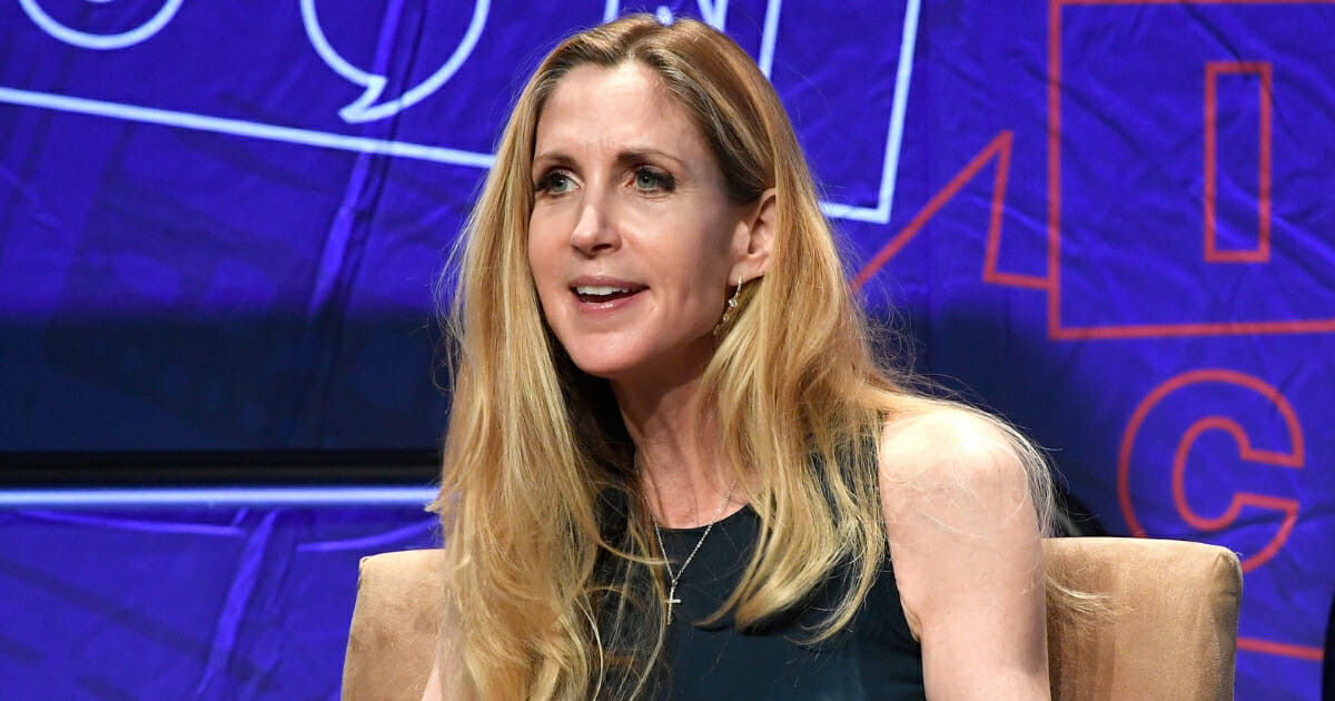 Ann Coulter speaks onstage at Politicon 2018 at Los Angeles Convention Center on Oct. 20, 2018, in Los Angeles, California.