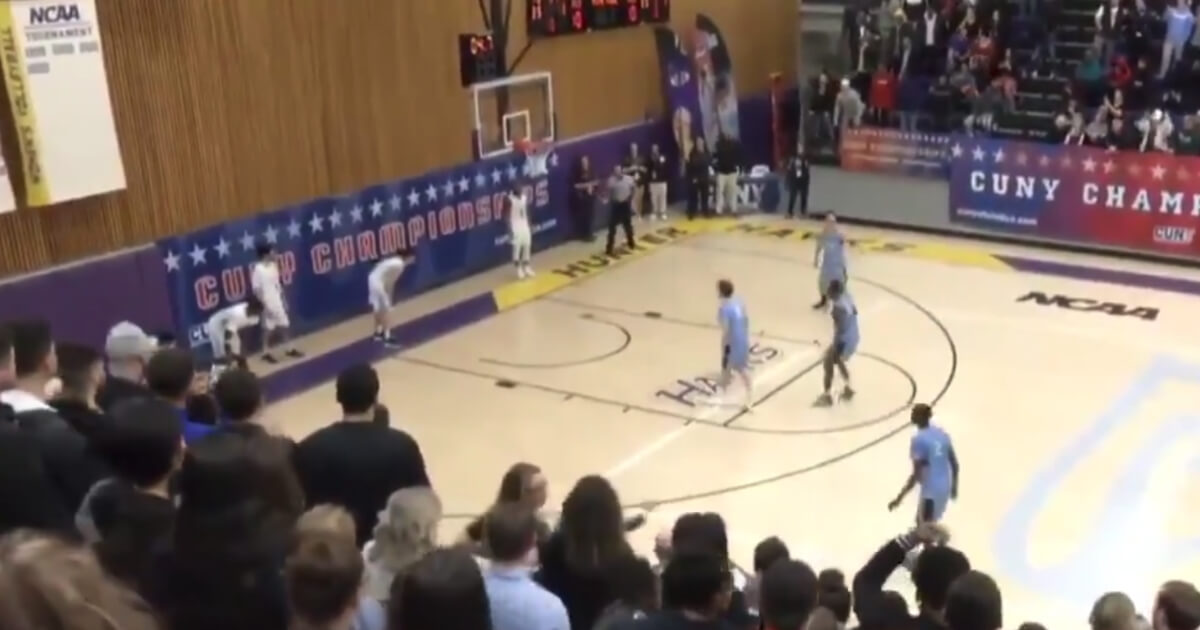 In the closing seconds of a Division III game between two New York City schools - Baruch College and the College of Staten Island - Baruch's Bryler Paige took the ball out under his own basketball, and the four other Bearcats lined up alongside him like they were in formation for a football play.