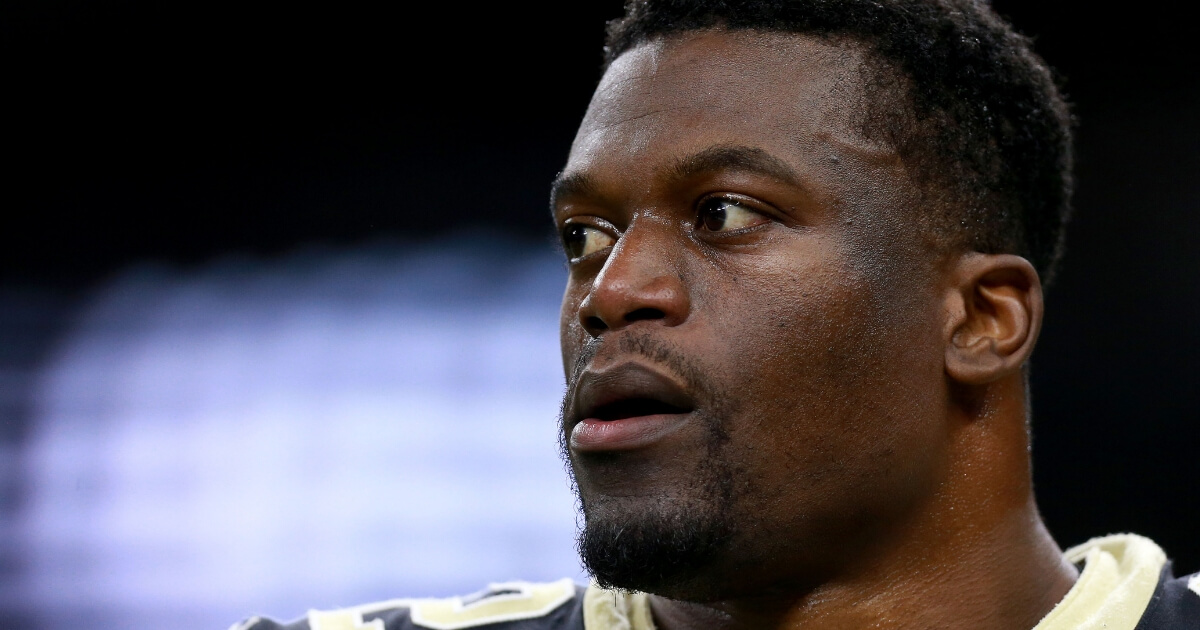 Benjamin Watson #82 of the New Orleans Saints stands on the field during the NFC Divisional Playoff against the Philadelphia Eagles at the Mercedes Benz Superdome on Jan. 13, 2019 in New Orleans, Louisiana.