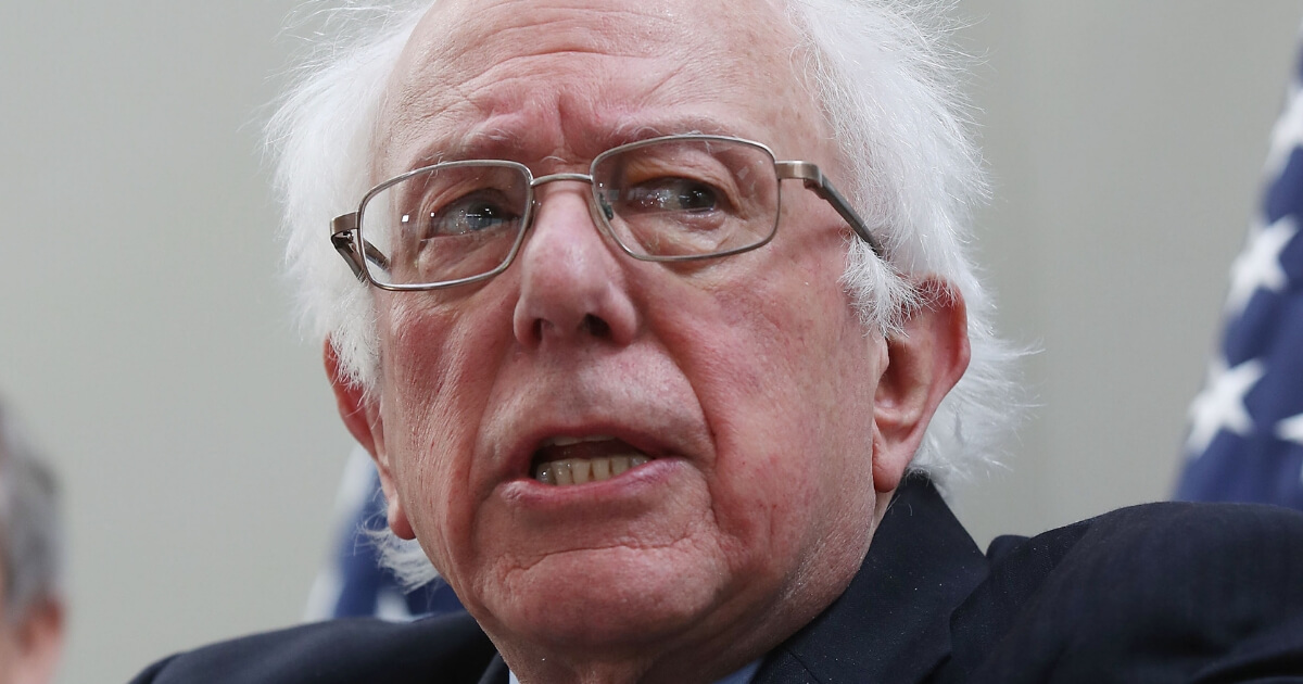 Sen. Bernie Sanders of Vermont speaks during a news conference Feb. 13 on Capitol Hill.