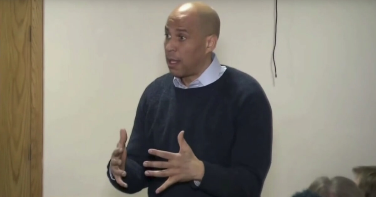 Democratic Sen. Cory Booker of New Jersey talks about the "Green New Deal."
