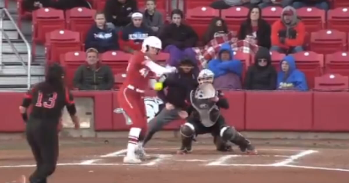 Arkansas softball player Danielle Gibson accomplished a feat Saturday that has never been equaled in her sport, hitting for the home run cycle in her team's 15-3 win.
