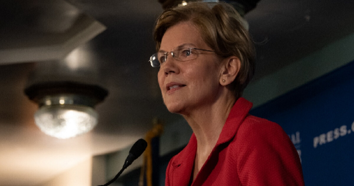 Massachusetts Sen. Elizabeth Warren, pictured in an August file photo, is getting some bad news for her presidential run from her hometown newspaper.