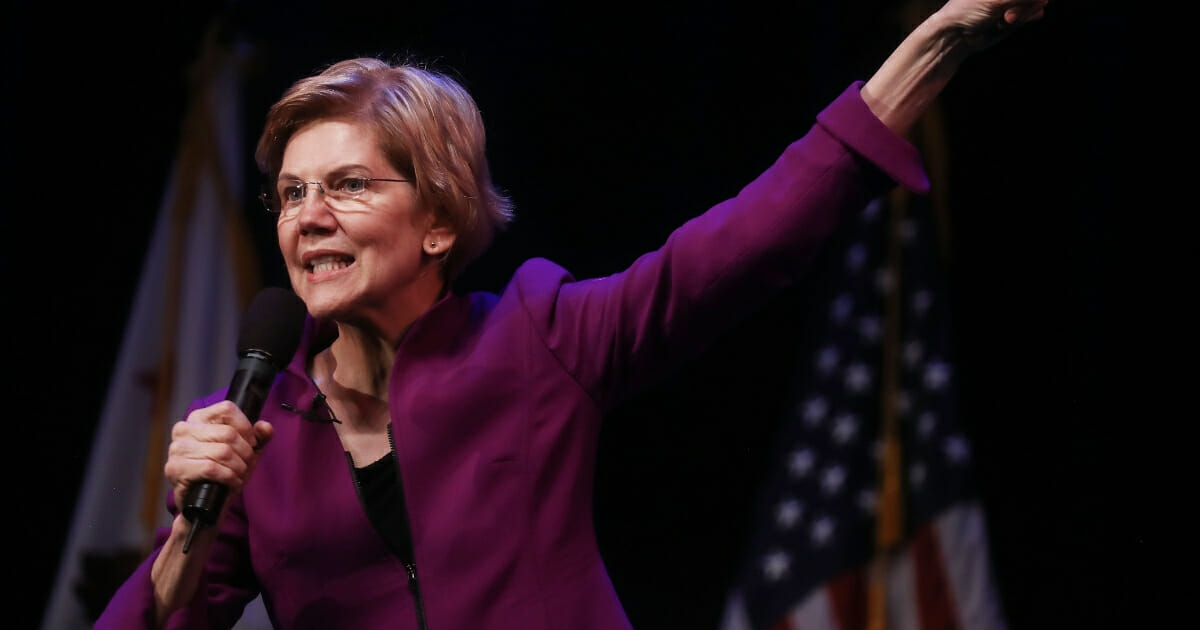 U.S. Senator and Democratic presidential candidate Elizabeth Warren (D-MA) speaks at an organizing event on Feb. 18, 2019 in Glendale, California. Warren is attempting to become the Democratic nominee in a crowded 2020 presidential field and is the first candidate to have a public campaign event in the metropolitan area of Los Angeles.