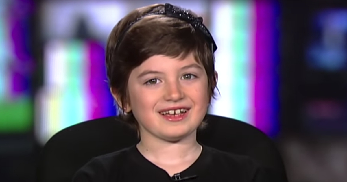 Grace Eline, a 10-year-old cancer survivor, appeared on Fox News' "Fox & Friends" on Wednesday.