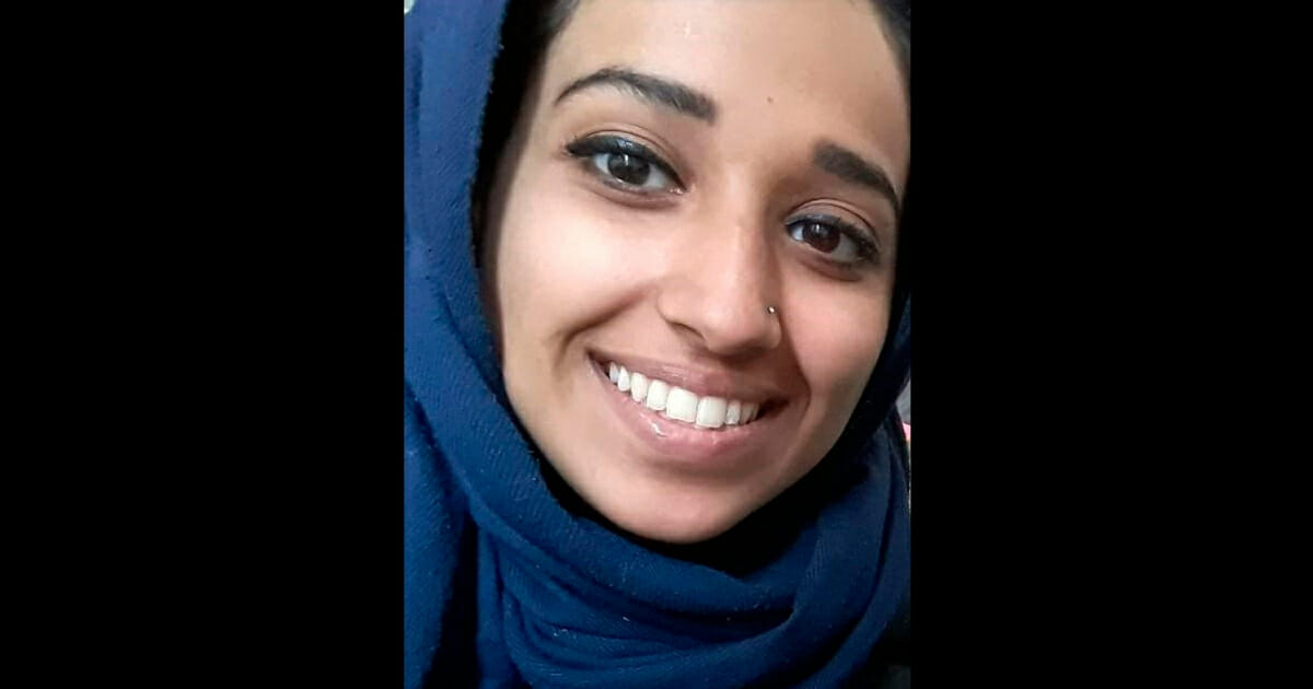 This undated image provided by attorney Hassan Shibly shows Hoda Muthana, an Alabama woman who left home to join the Islamic State after becoming radicalized online. Muthana realized she was wrong and now wants to return to the United States, Shibly, a lawyer for her family said Tuesday, Feb. 19, 2019.
