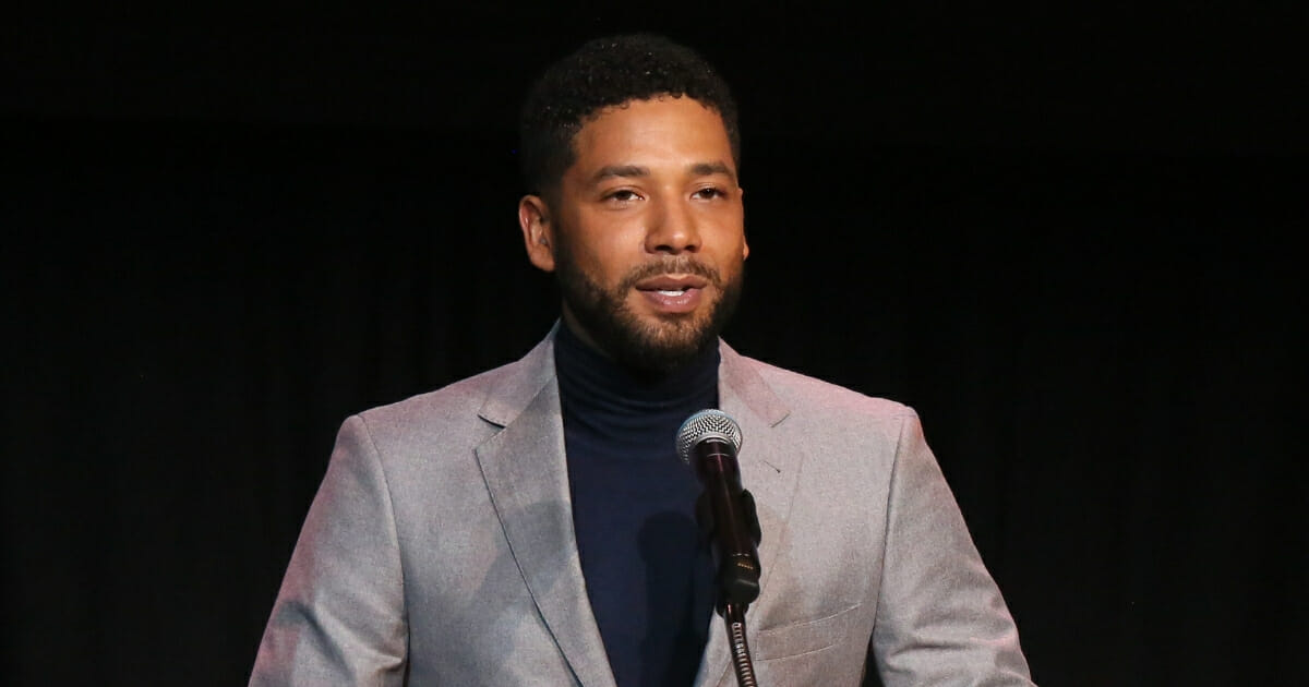 Jussie Smollett speaking